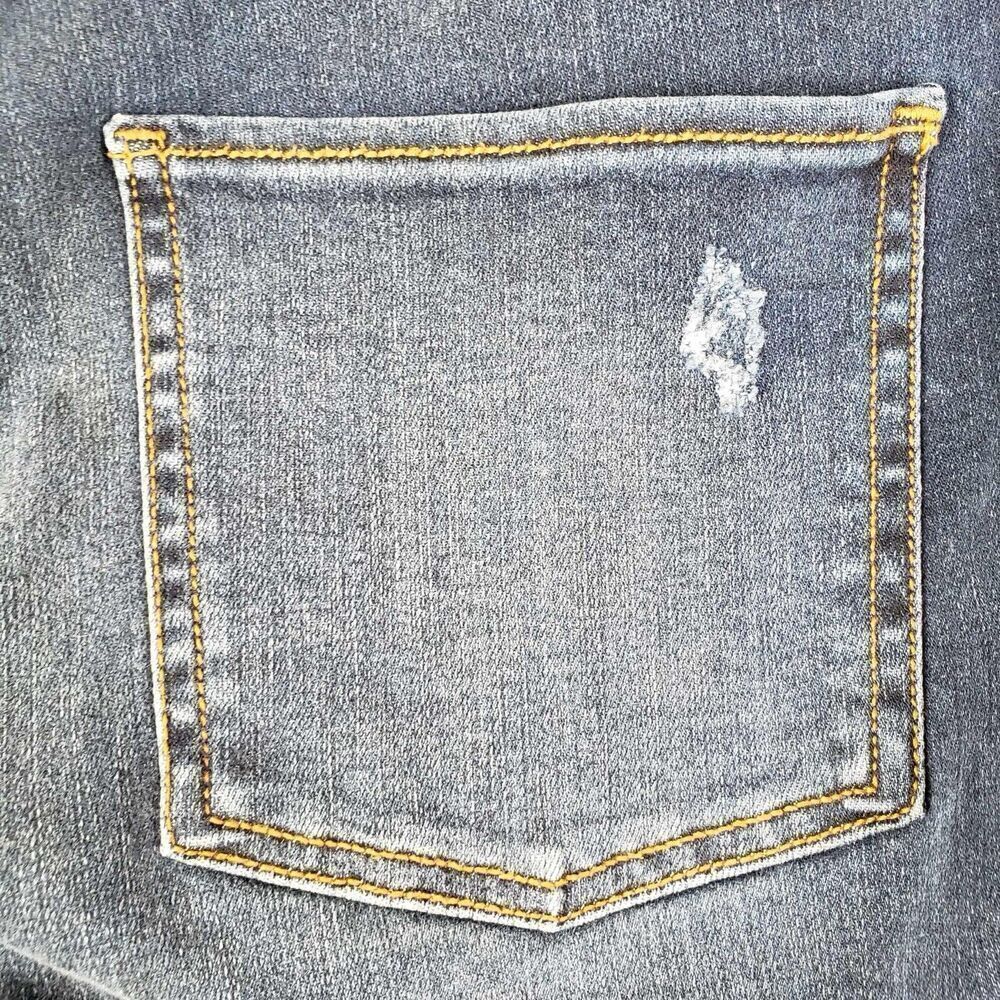 Spanx Jeans Women's Size Medium M Blue Skinny Pull On Stretch High Rise - Picture 5 of 11